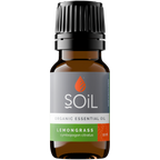 Organic Lemongrass Essential Oil (Cymbopogon Citratus) 10ml