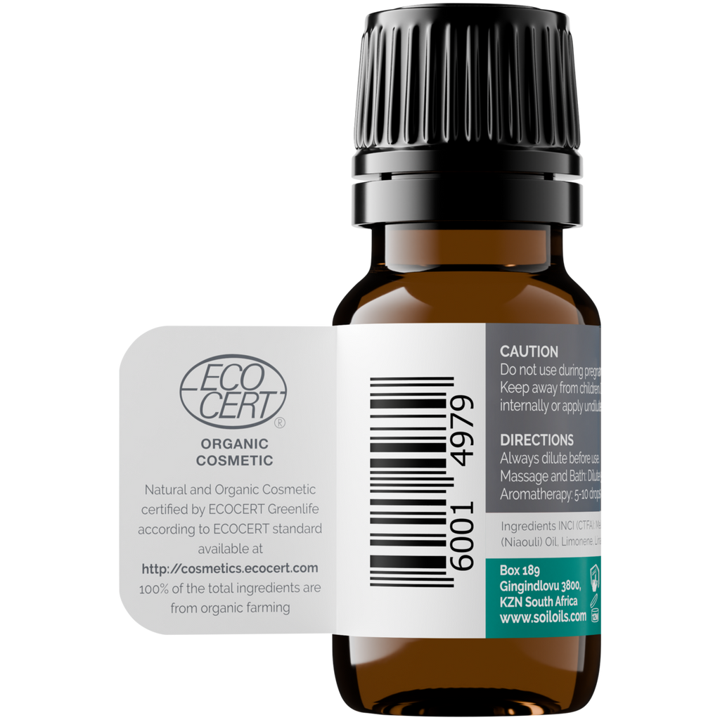 Organic Niaouli Essential Oil (Melaleuca QuinQuenervia) 30ml