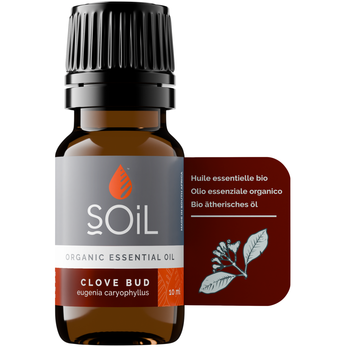 Organic Clove Bud Essential Oil (Eugenia Caryophillus) 10ml