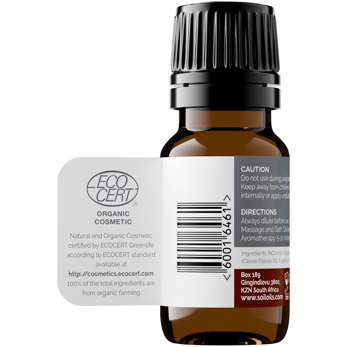 Organic Clove Bud Essential Oil (Eugenia Caryophillus) 20ml