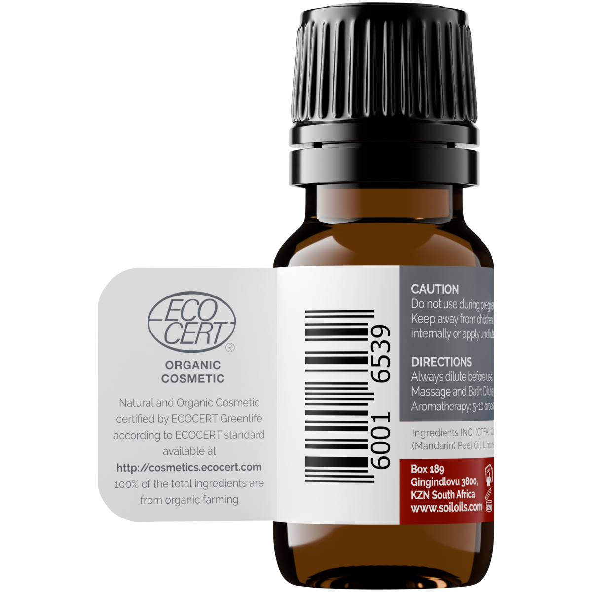 Organic Mandarin Essential Oil (Citrus Reticulata Blanco) 10ml